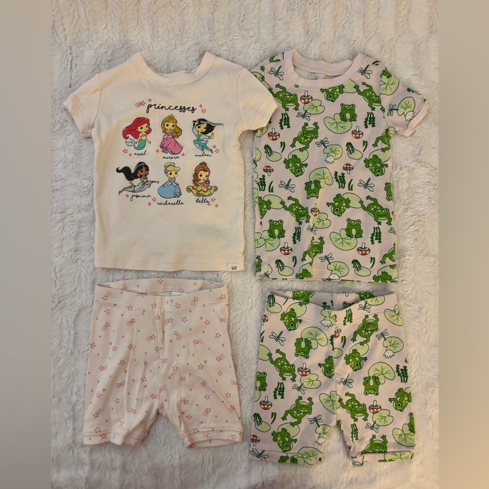 Kids Princess and Frog Pajama Set